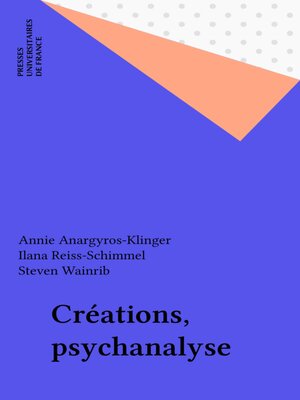 cover image of Créations, psychanalyse